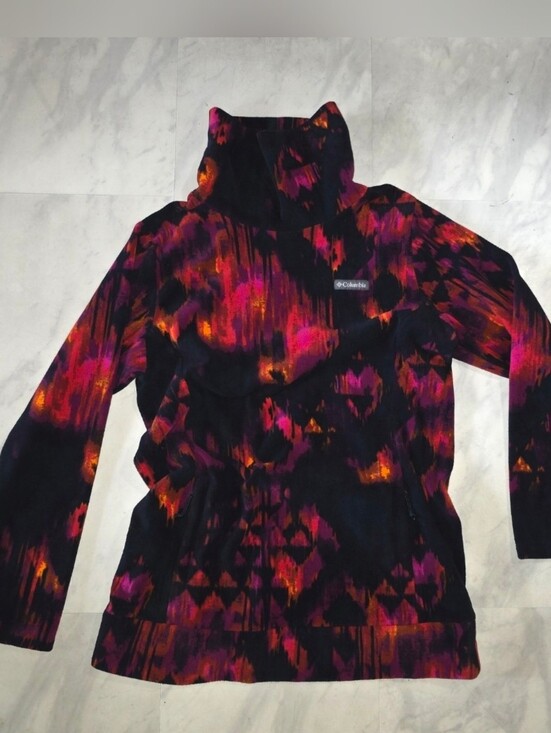 Columbia Sweaters - New Columbia Sunset Colors Turtleneck Sweater Side Pockets Sz L